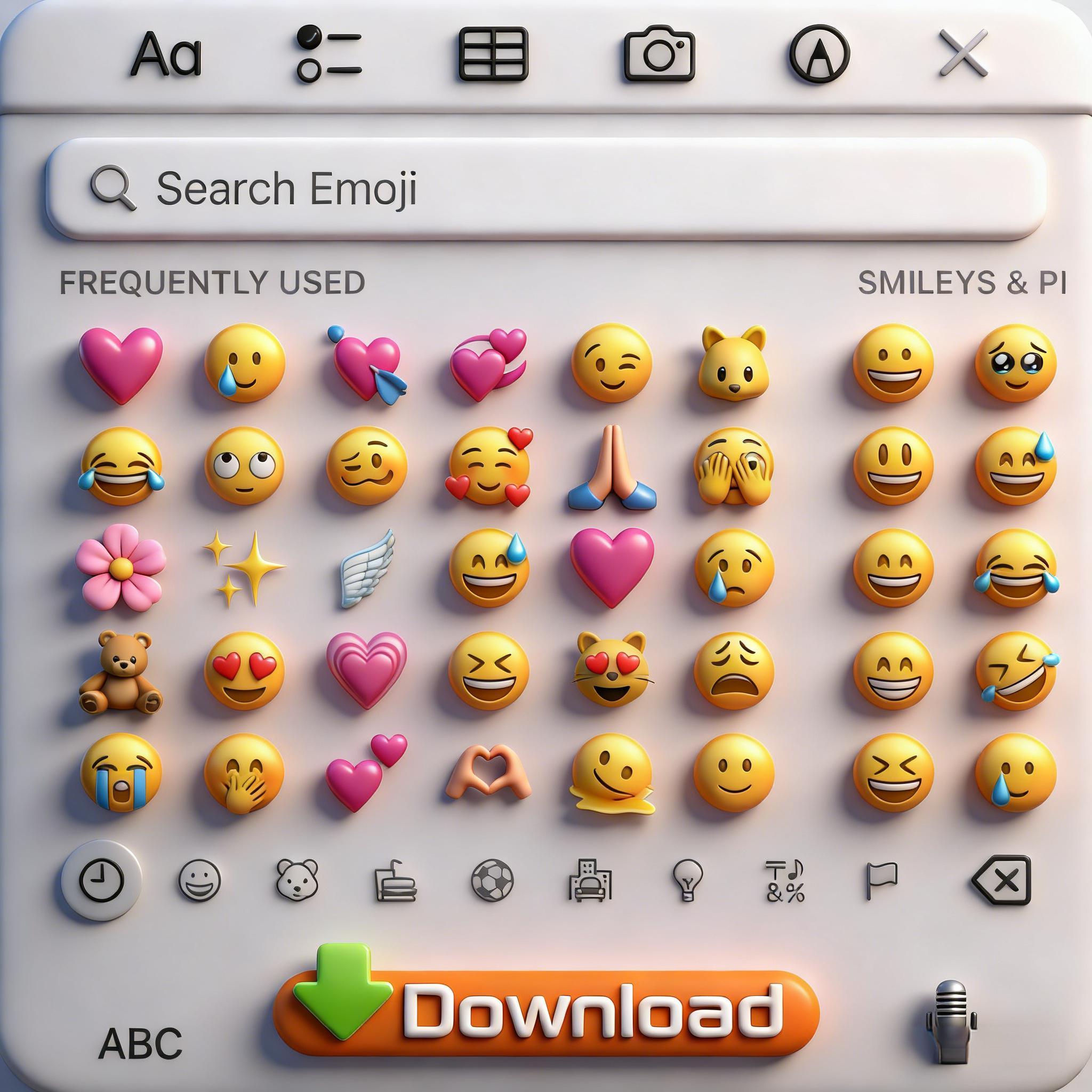 Sticker & Emoji Facebook ad