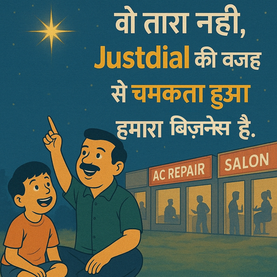 Justdial Facebook ad