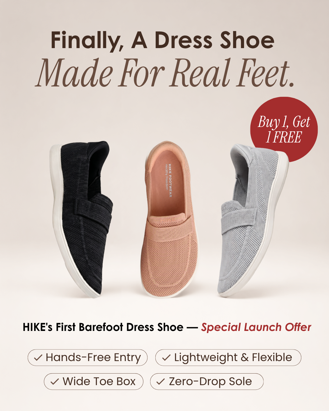 HIKE Footwear Facebook ad