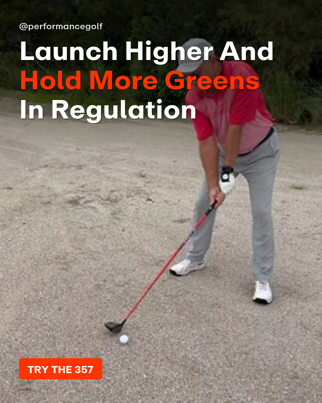 Performance Golf Facebook ad
