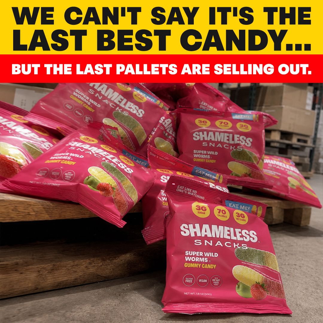 Shameless Snacks Facebook ad