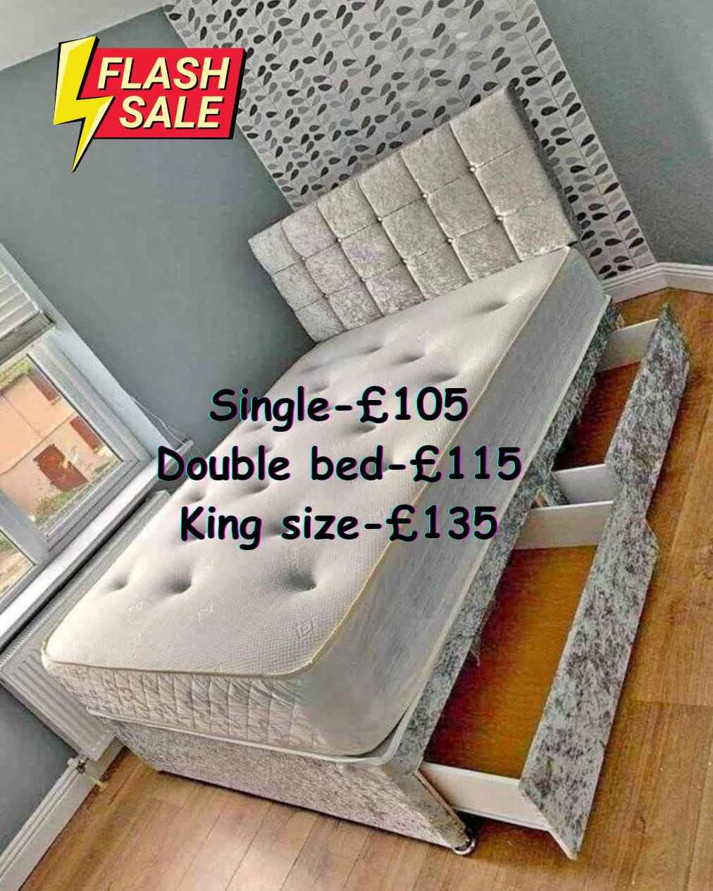 Fazeelat Bibi Facebook ad: Biggest sale Brand New Divan Beds Clearance Sale Cash on…