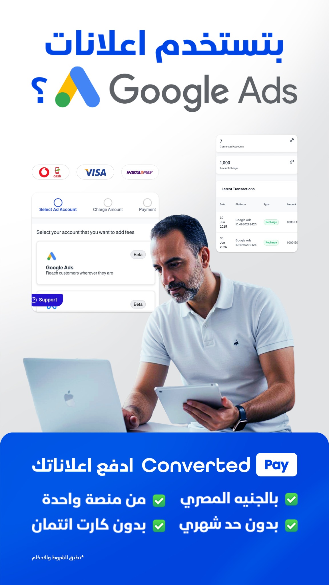 Converted Pay Facebook ad from Jan 31, 2026