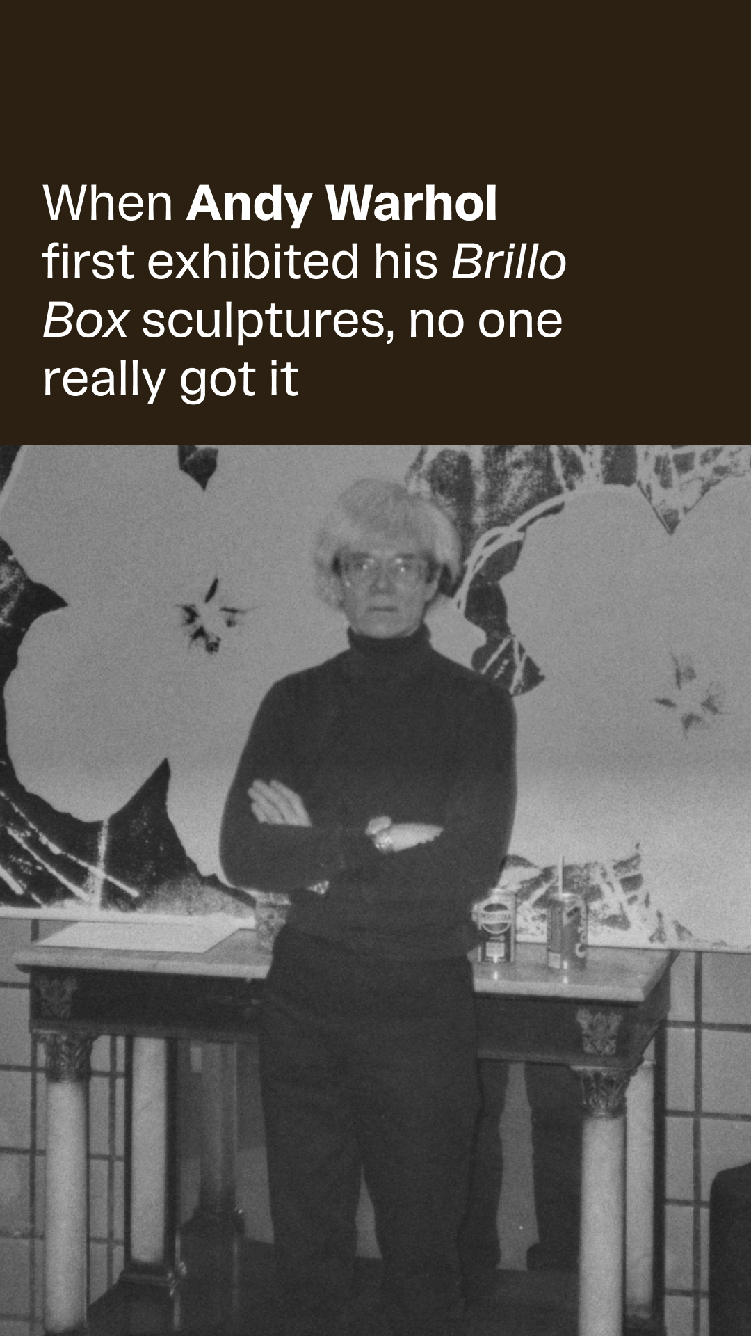 The Andy Warhol Foundation for the Visual Arts Facebook ad