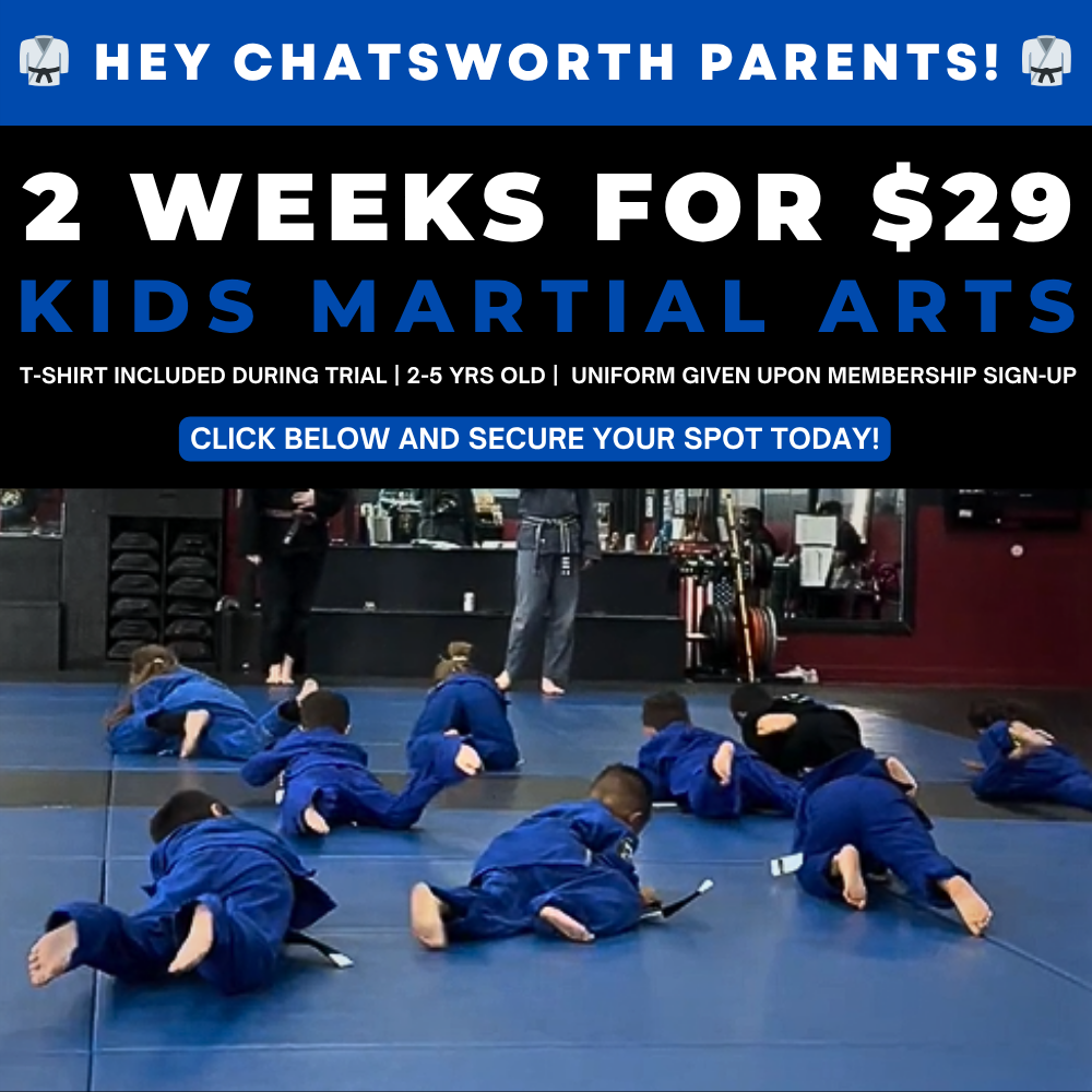 Chatsworth Karate Krav Maga BJJ Facebook ad from May 8, 2026