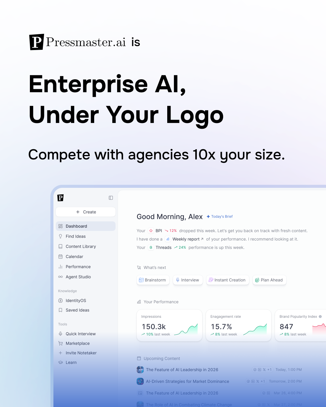 Pressmaster.ai Facebook ad