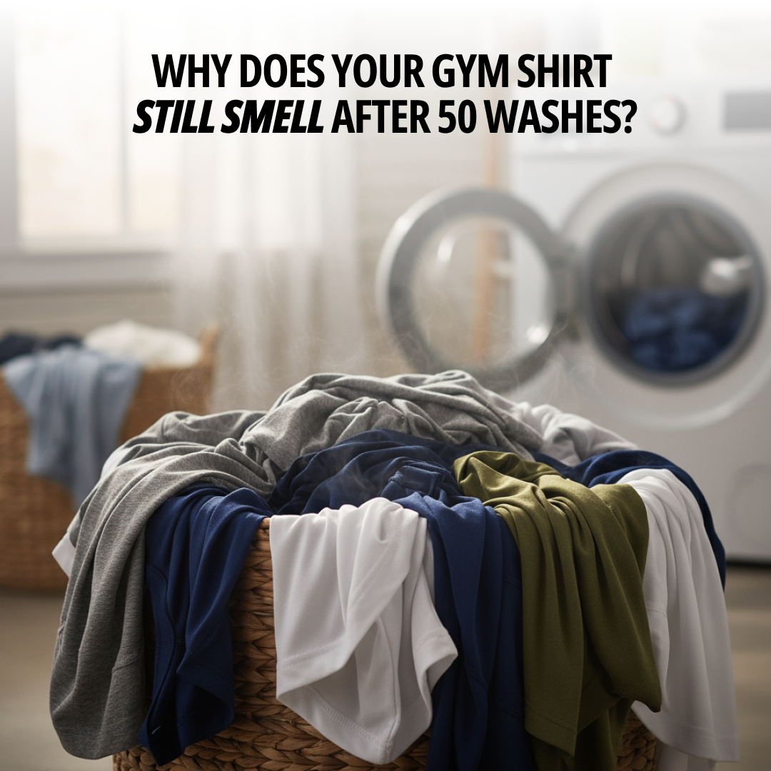 Household Studies Facebook ad: Polyester Traps Detergent Chemicals That Cotton Releases