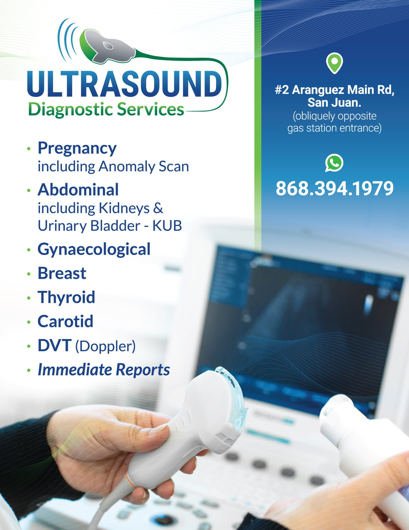 Ultrasound Diagnostic Services Facebook ad: Ultrasound Diagnostic Services offers a clean,comfortable…
