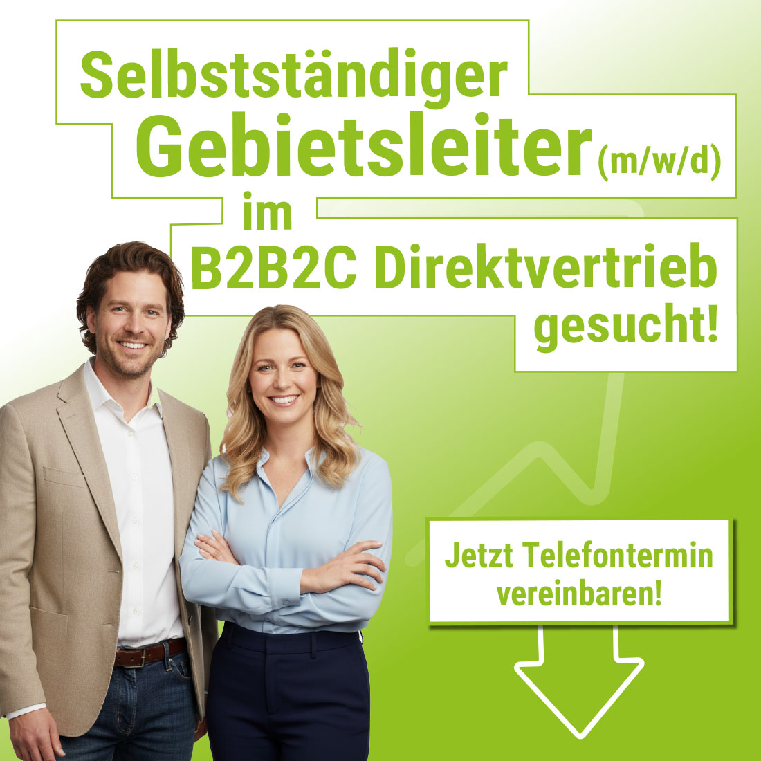 FöbA Facebook ad: Kennenlerngespräch vereinbaren