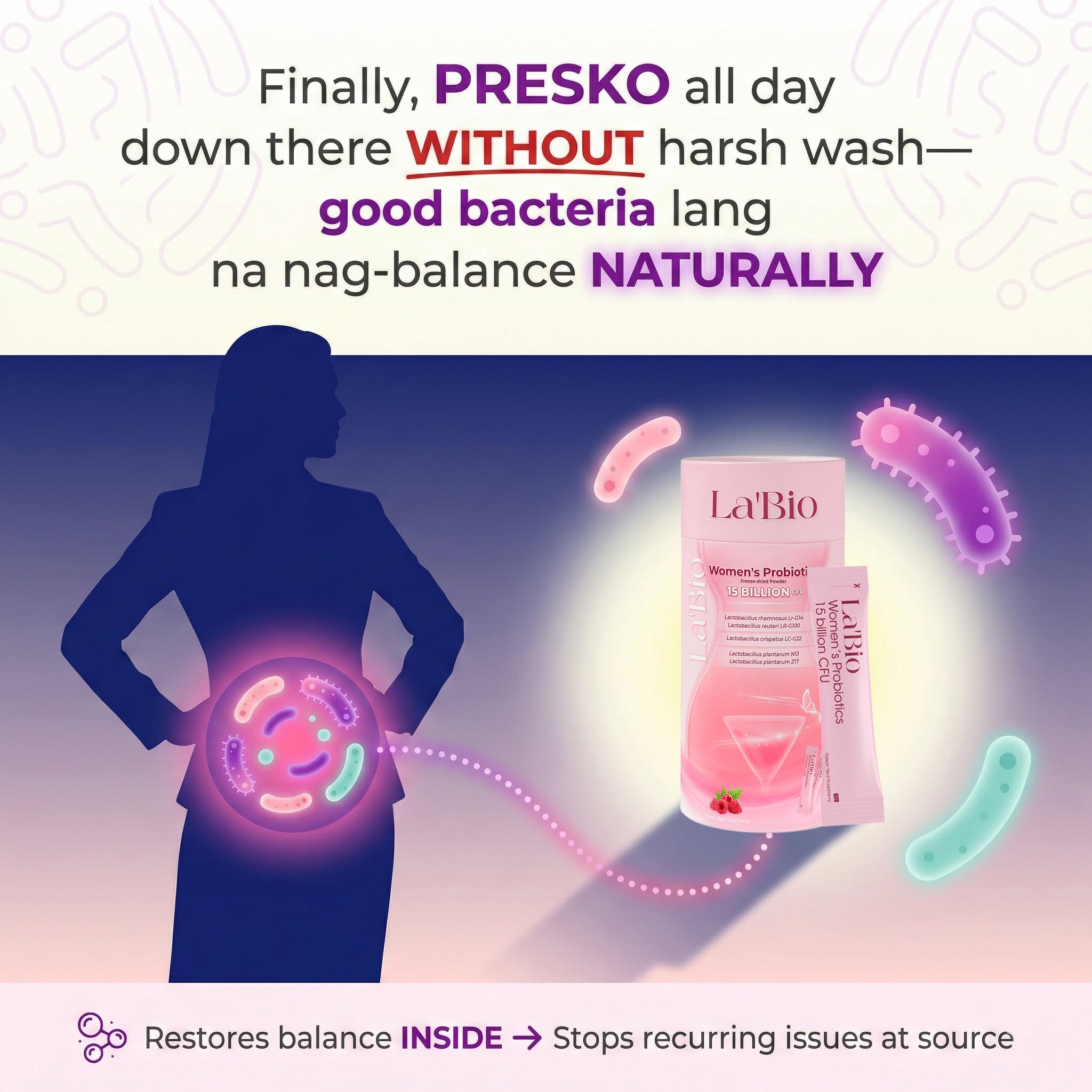 La'Bio - Premium Women's Probiotics Facebook ad
