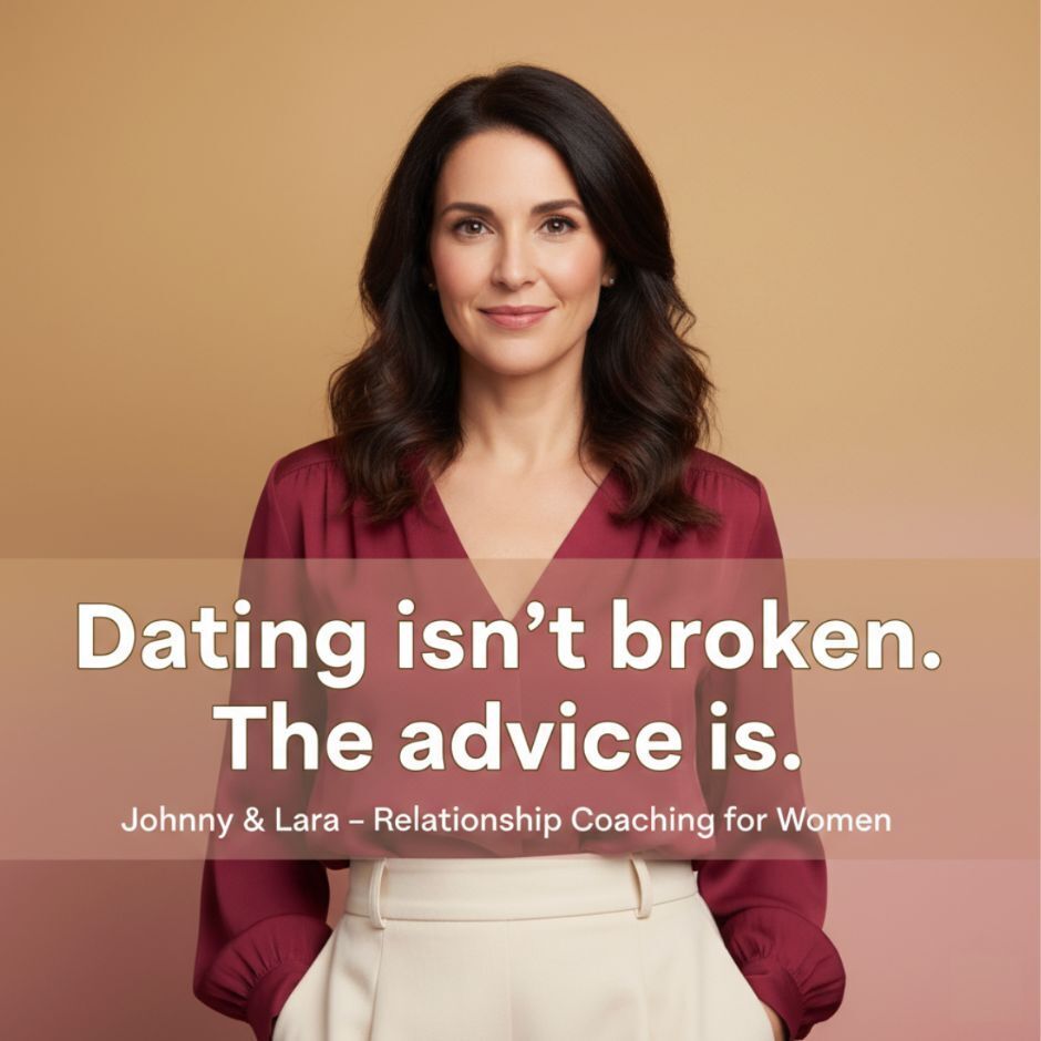 Johnny & Lara - Relationship Coaching for Women Facebook ad