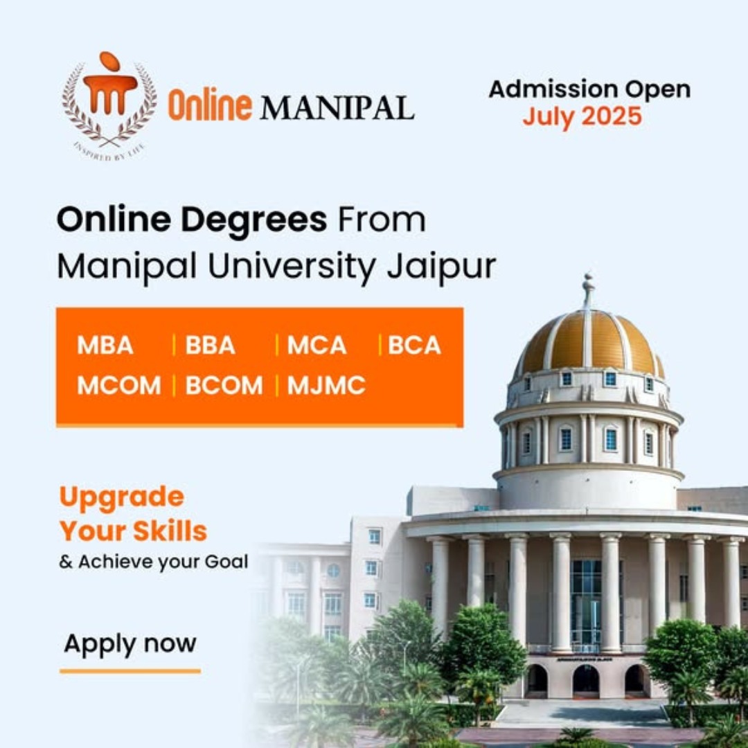 Online Manipal Facebook ad: Enroll in Globally Recognized Online Degree