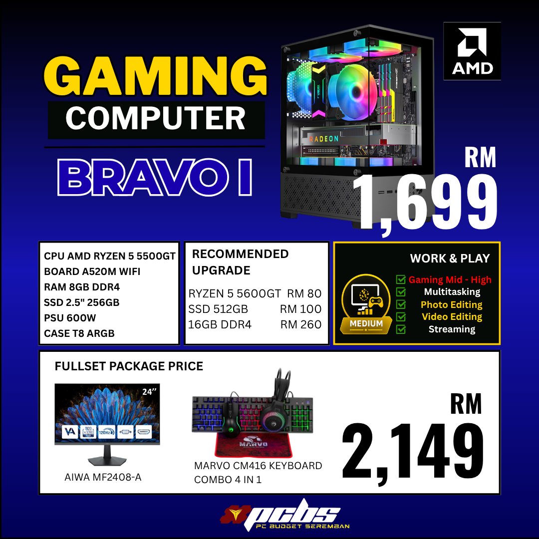 PC Budget Seremban Facebook ad from Aug 6, 2026