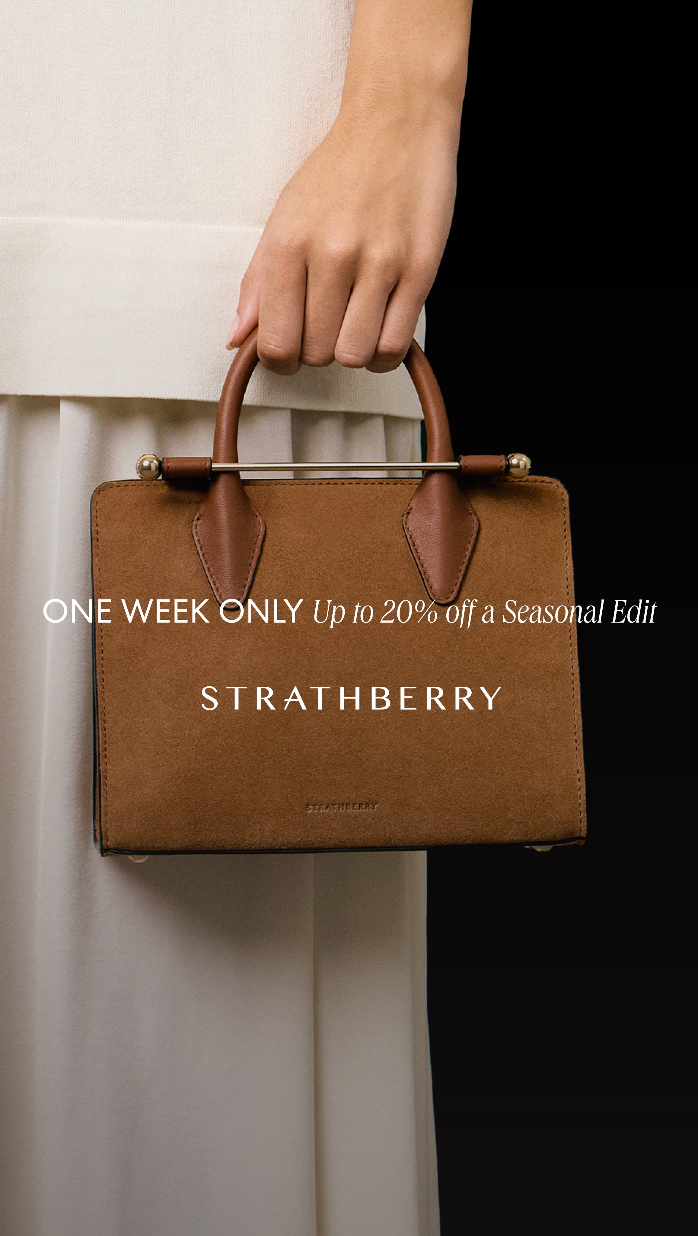 Strathberry Facebook ad