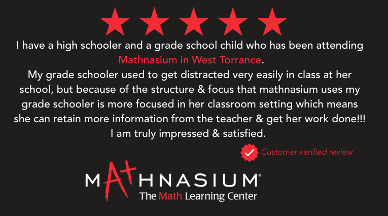 Mathnasium of Del Amo Facebook ad