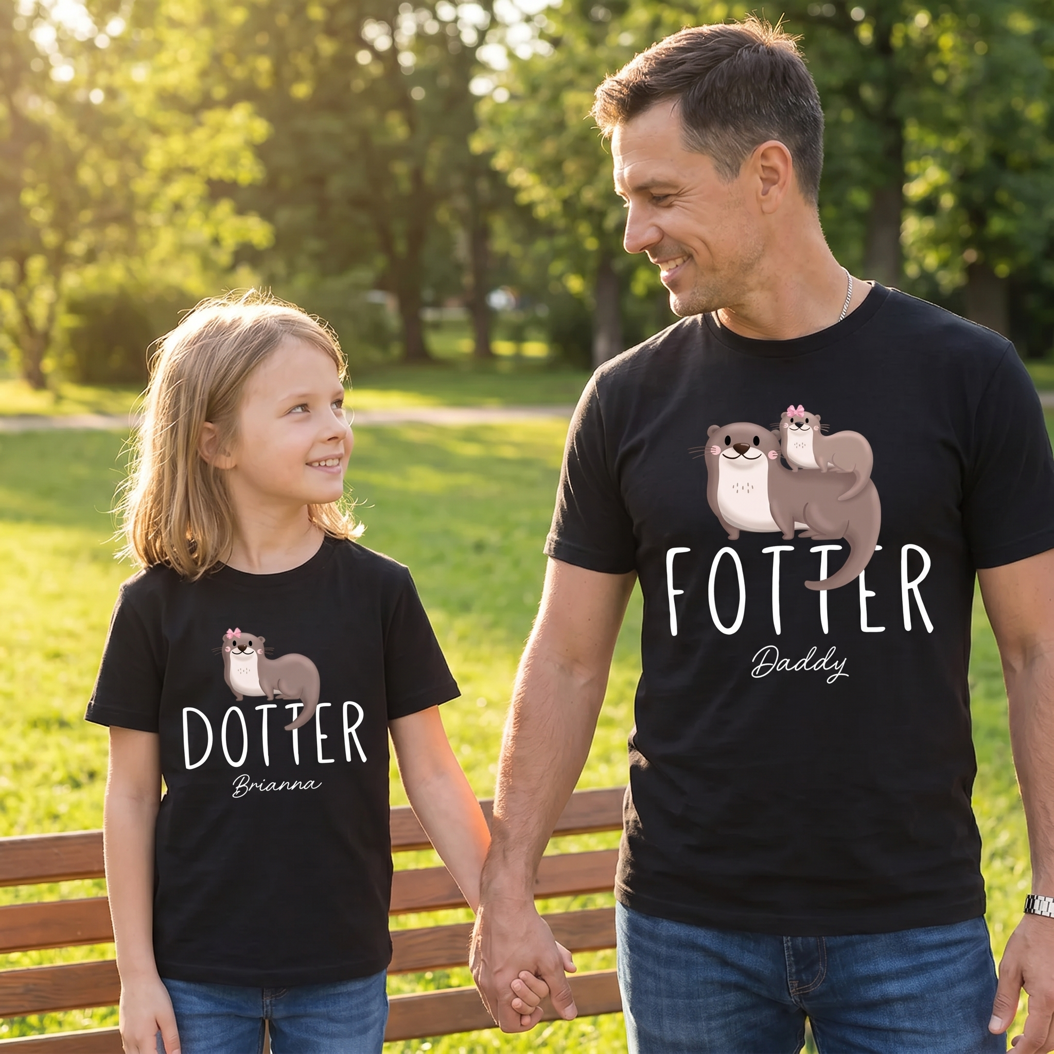 Friends and Family Gift Shop Facebook ad: Matching Fotter and Dotter tees - Customize yours!