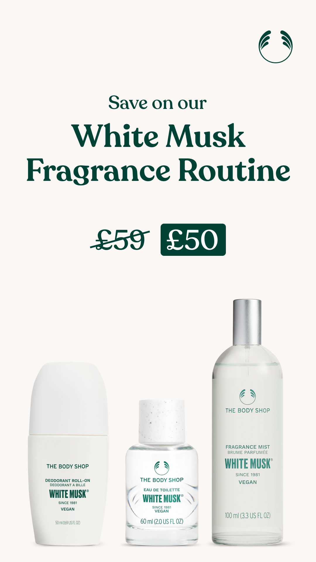 The Body Shop Facebook ad