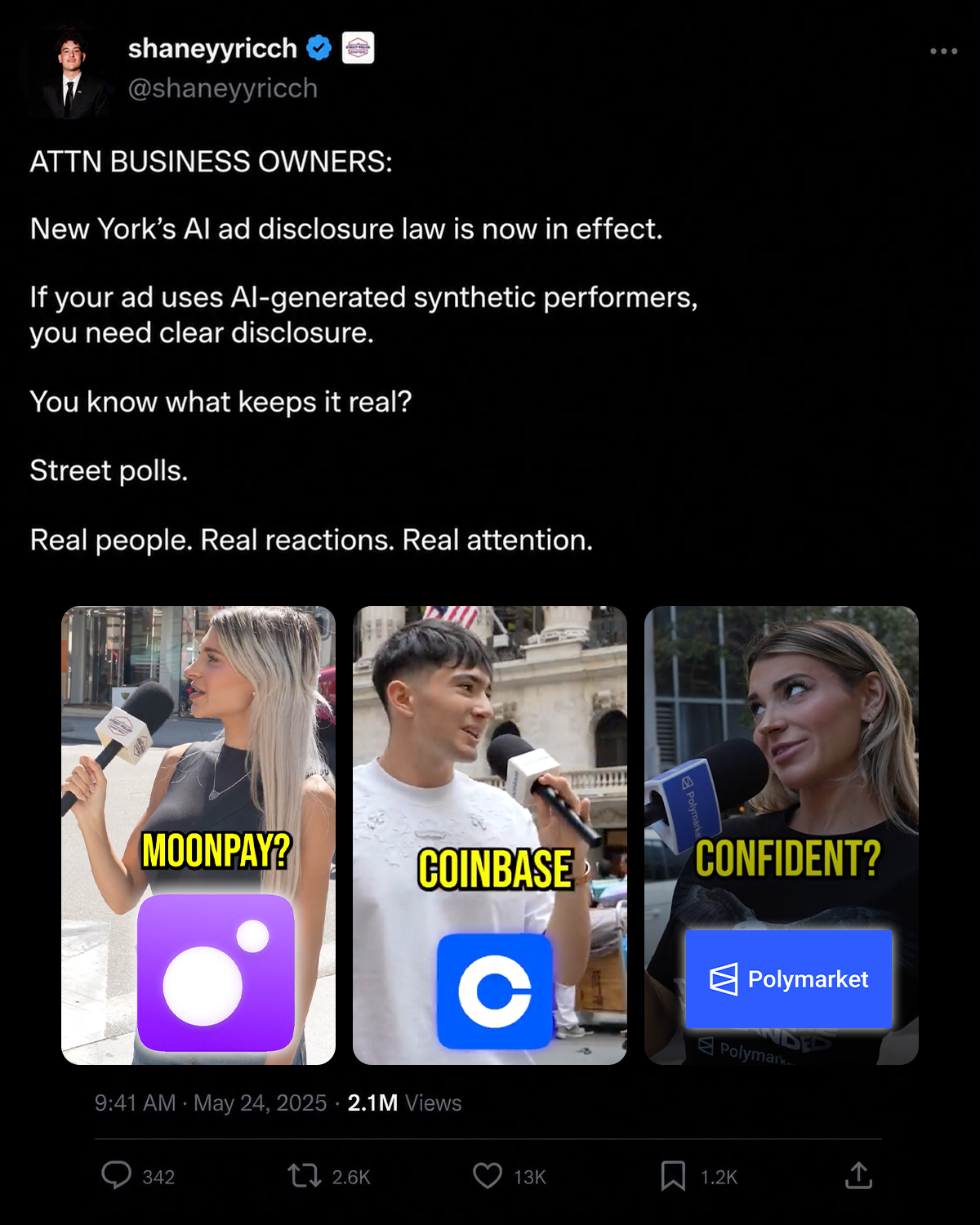 Street Poller Media Facebook ad: Stop the Scroll with Street Poller Ads