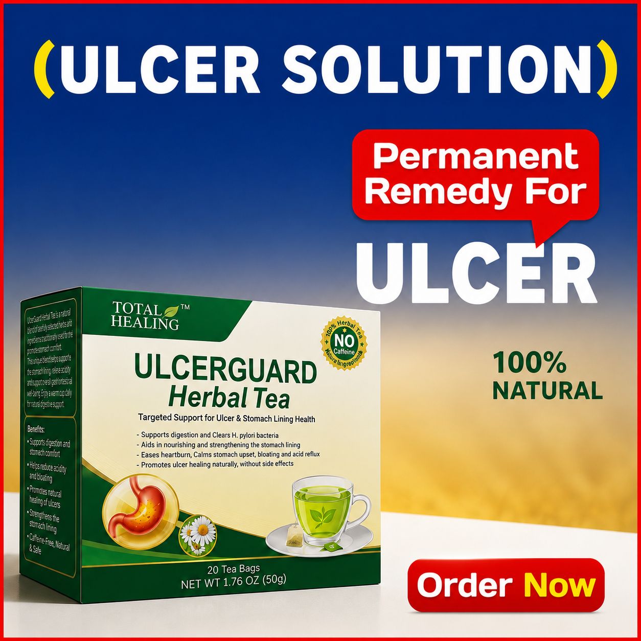 Total healing hub Facebook ad