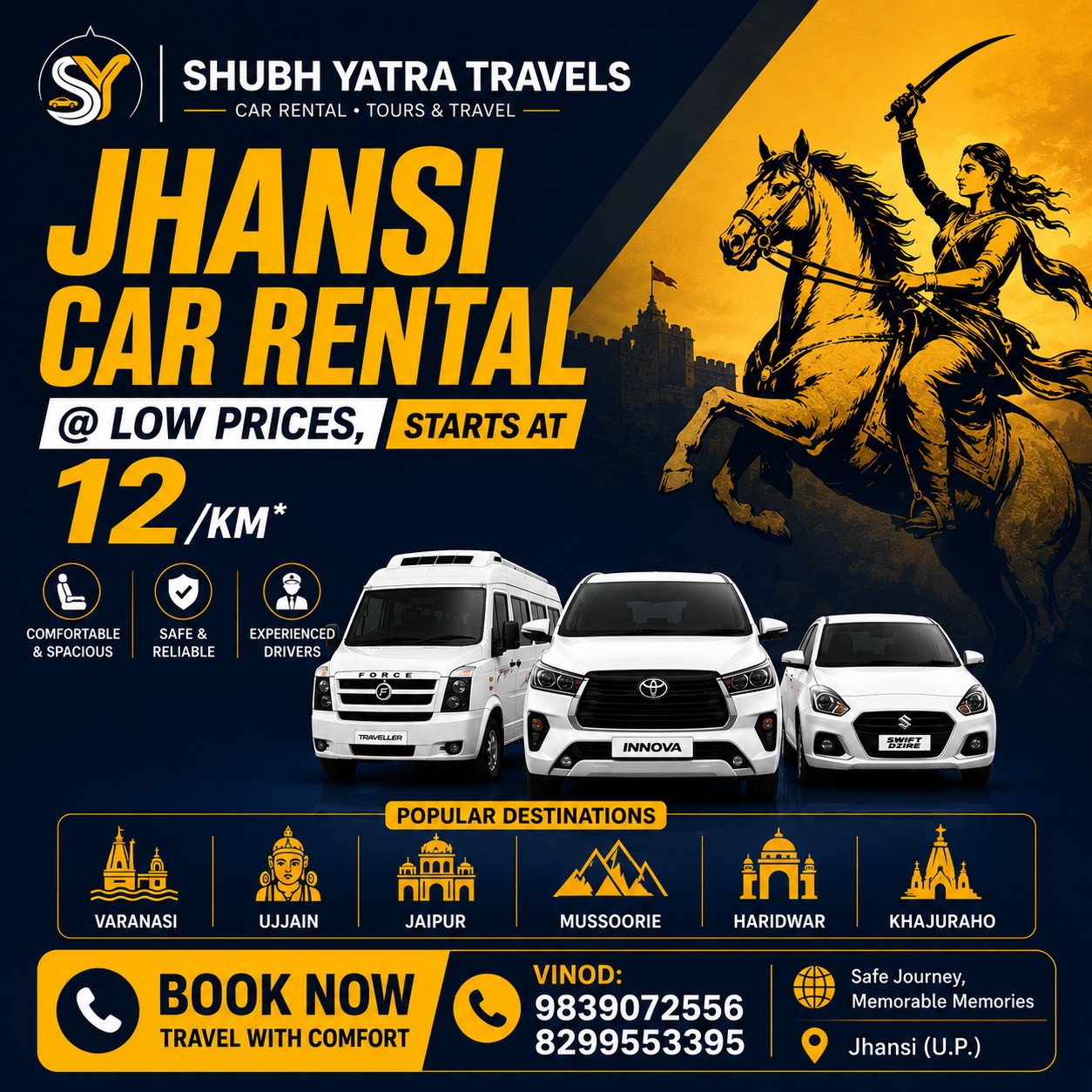 Shubh Yatra Travels Facebook ad: Shubh Yatra Travels, Jhansi