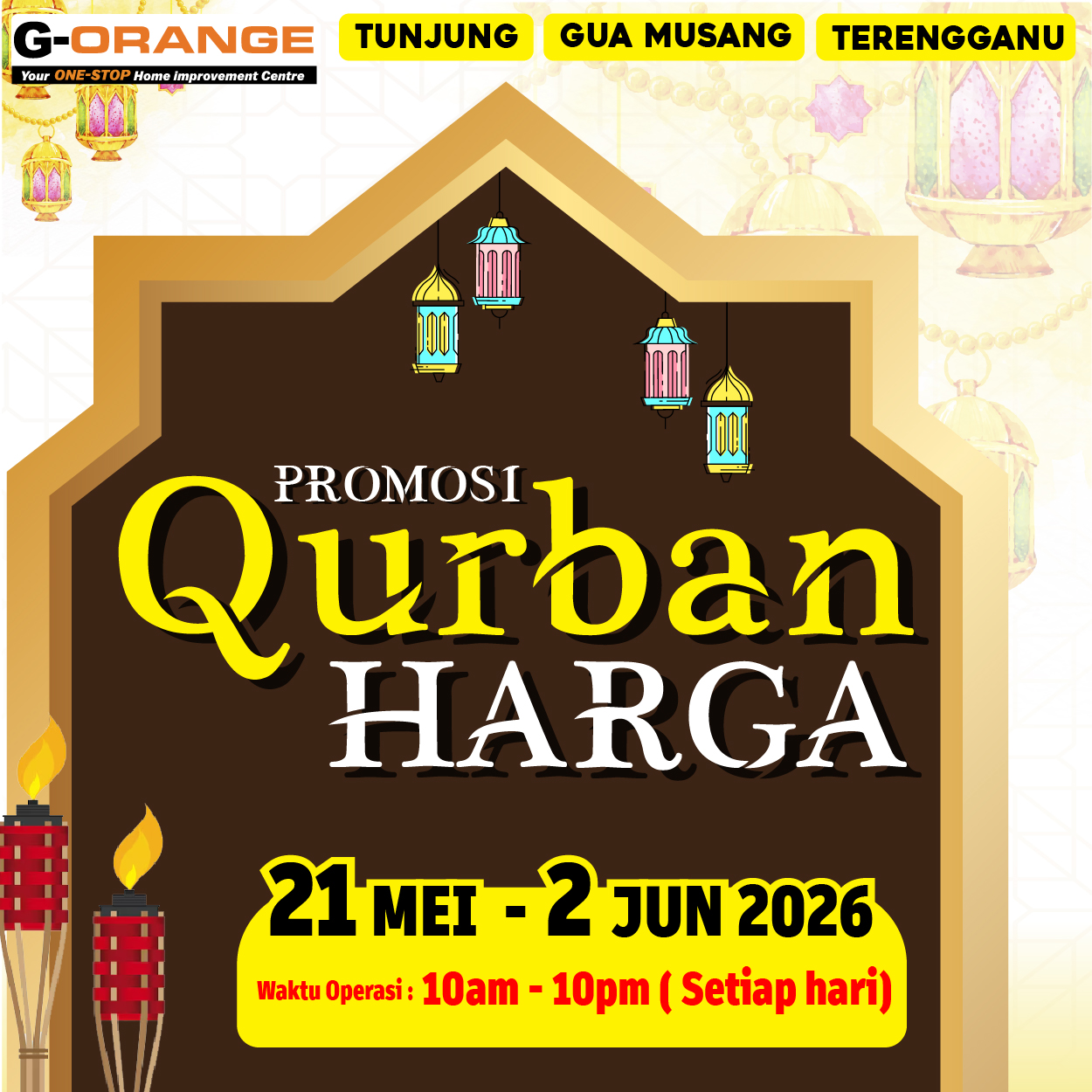 G-Orange Mall Facebook ad: PROMOSI QURBAN HARGA!