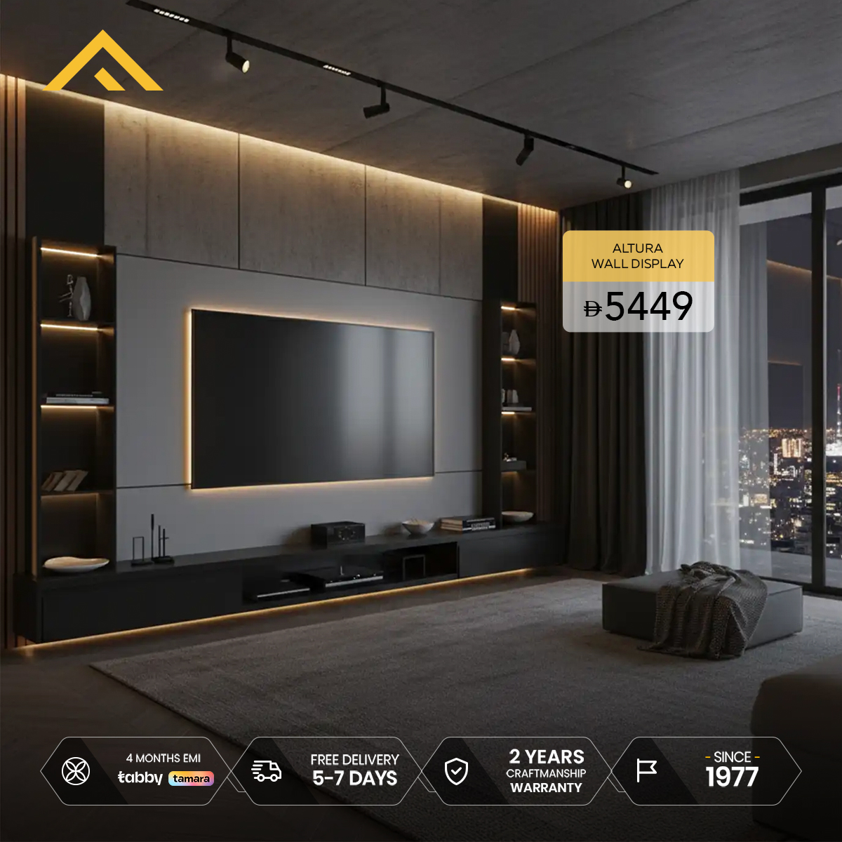 Asghar Furniture Facebook ad: Modern TV Units - Where Style Meets Entertainment!
