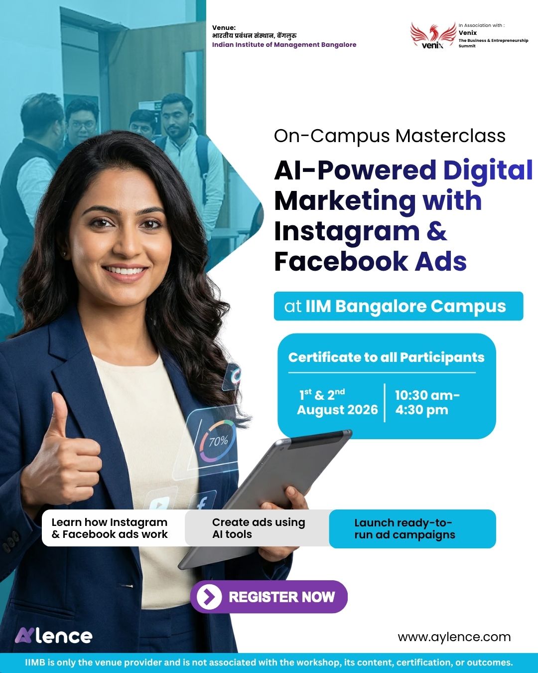 AyLence Facebook ad