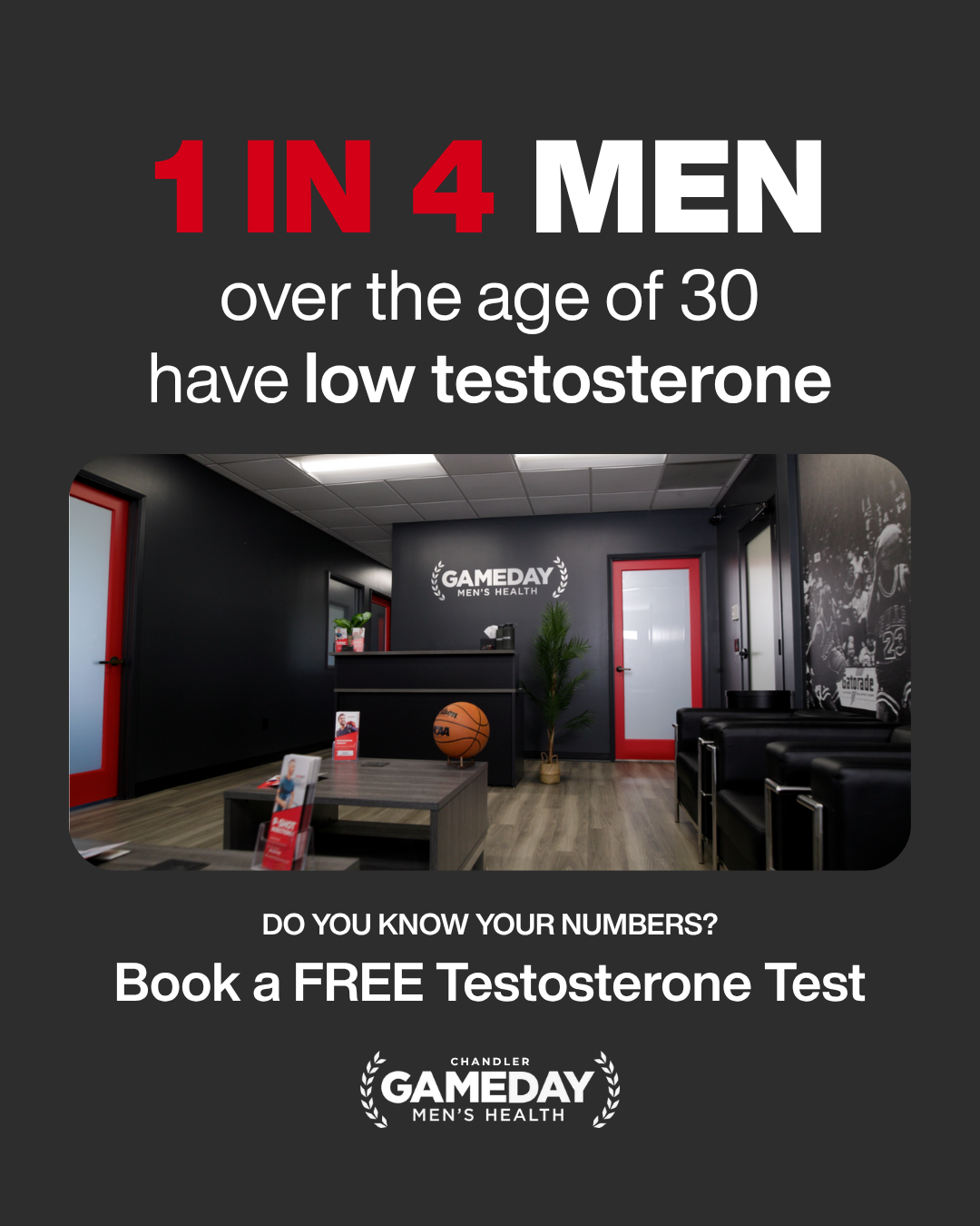 Gameday Men's Health Facebook ad