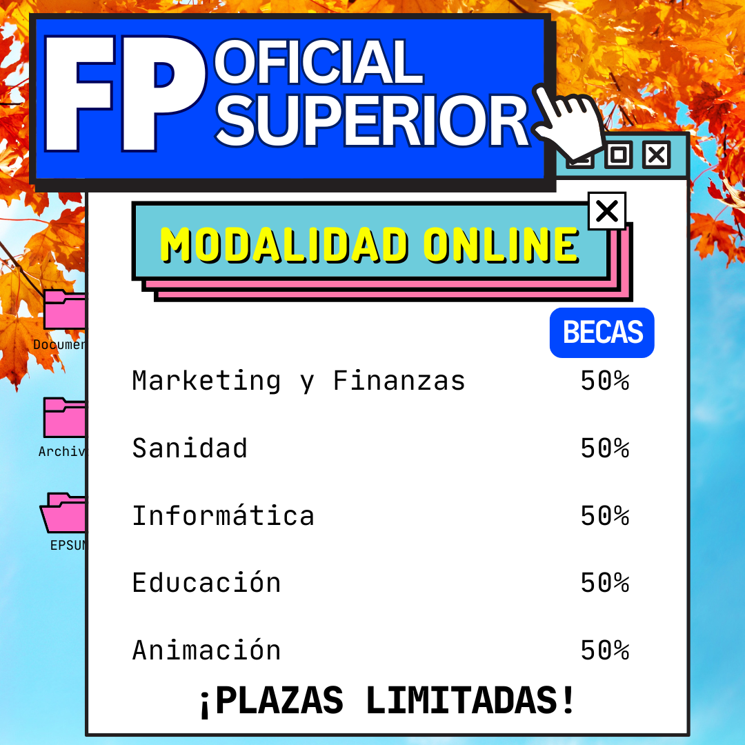 EPSUM - Escuela Profesional Superior de Madrid Facebook ad: FP Oficial Online