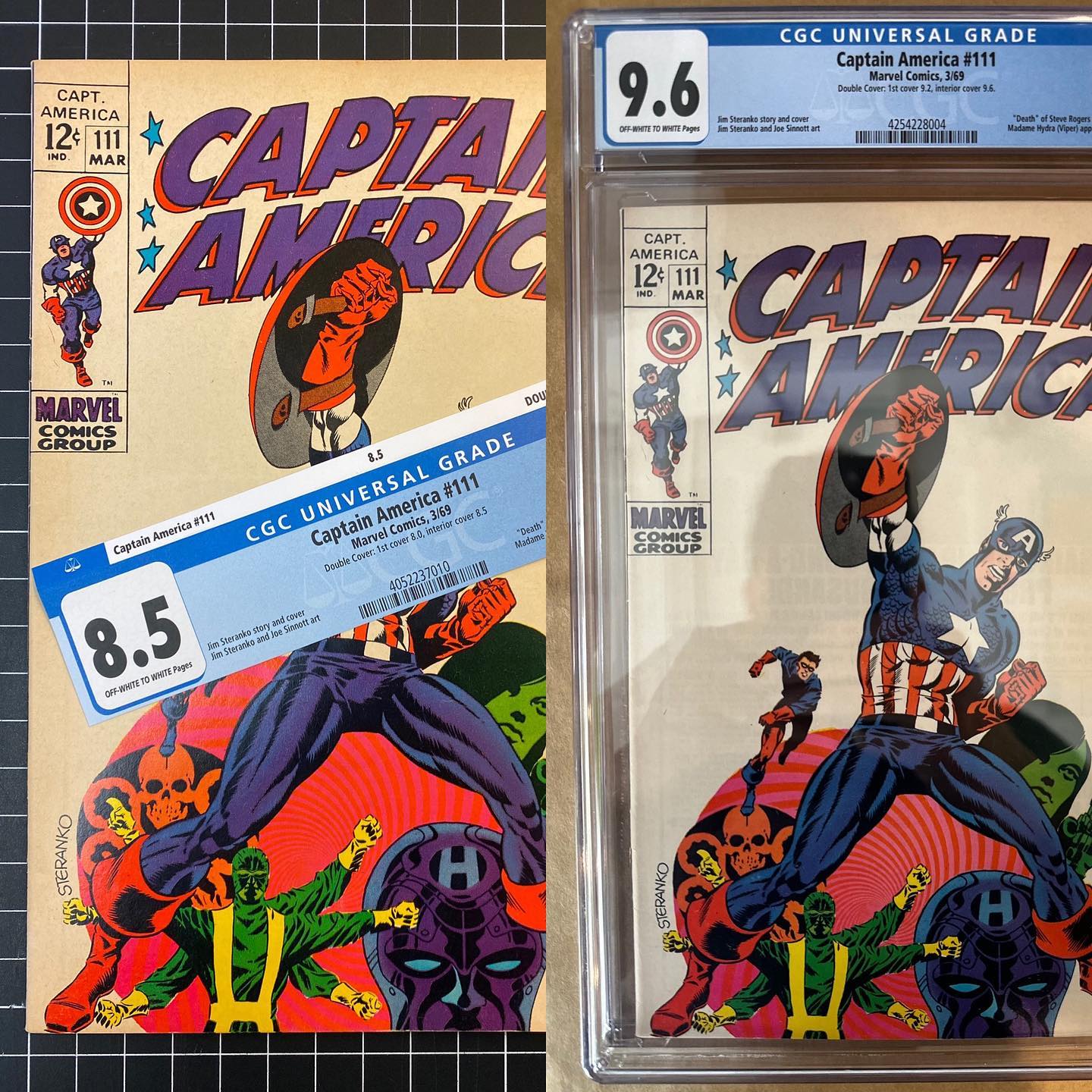 comic_presser Facebook ad: Cap 111 Double Cover NOW > 5X VALUE.