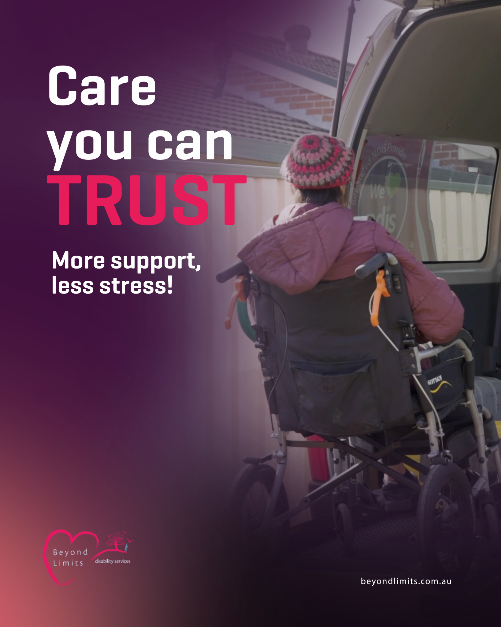 Beyond Limits Disability Services Facebook ad