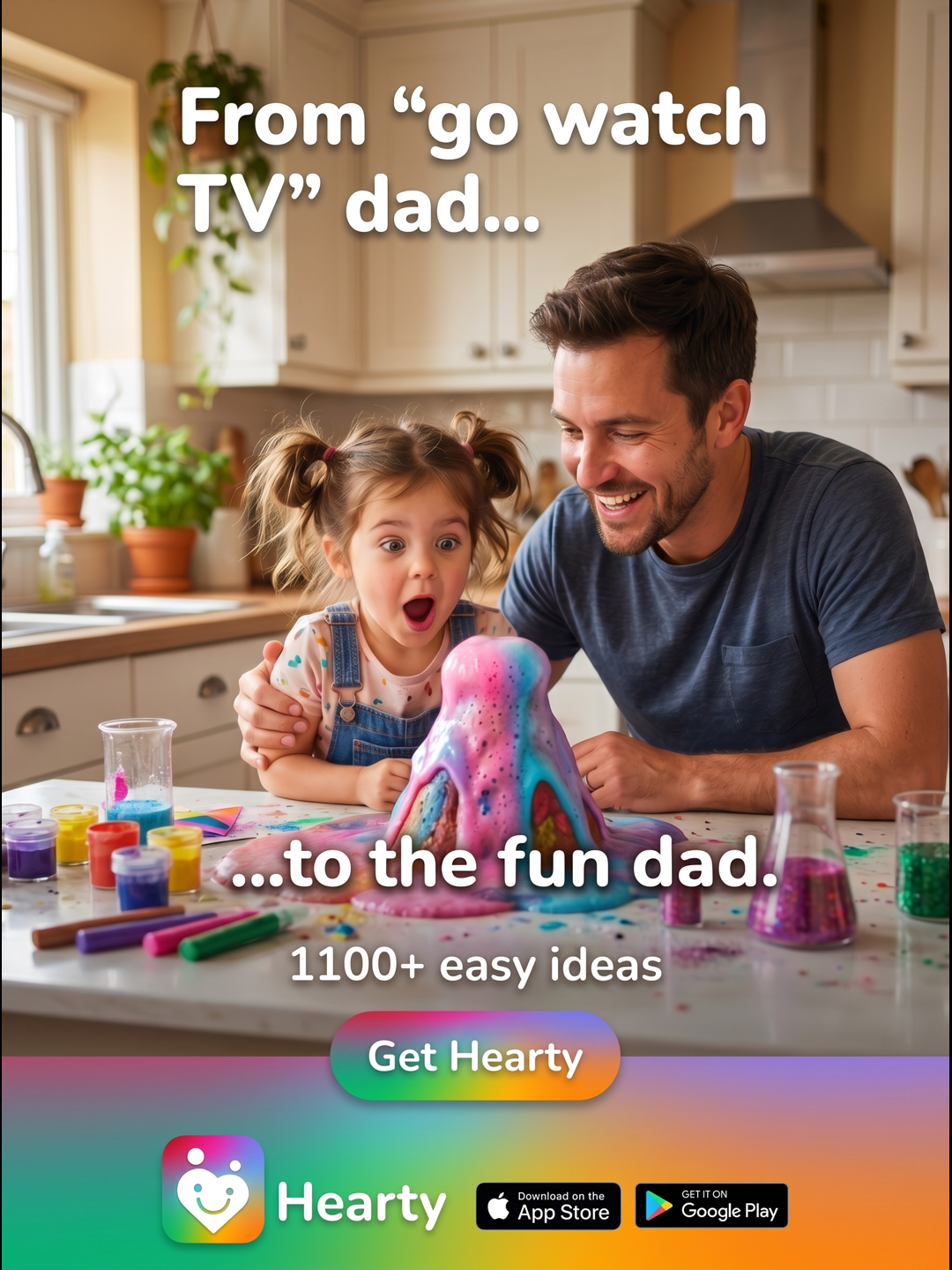 Hearty App Facebook ad