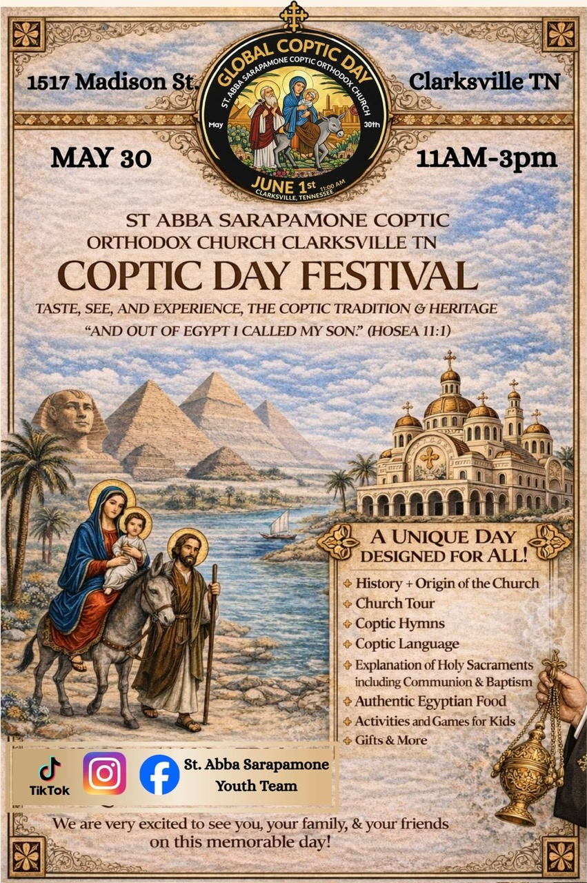 St. Abba Sarapamone Coptic Orthodox Church in Clarksville, TN Facebook ad