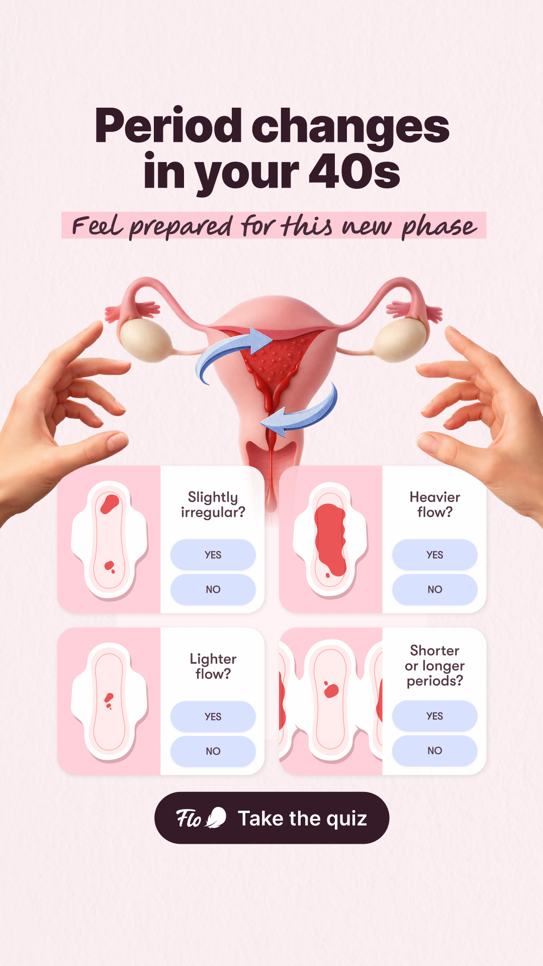 Flo App Facebook ad