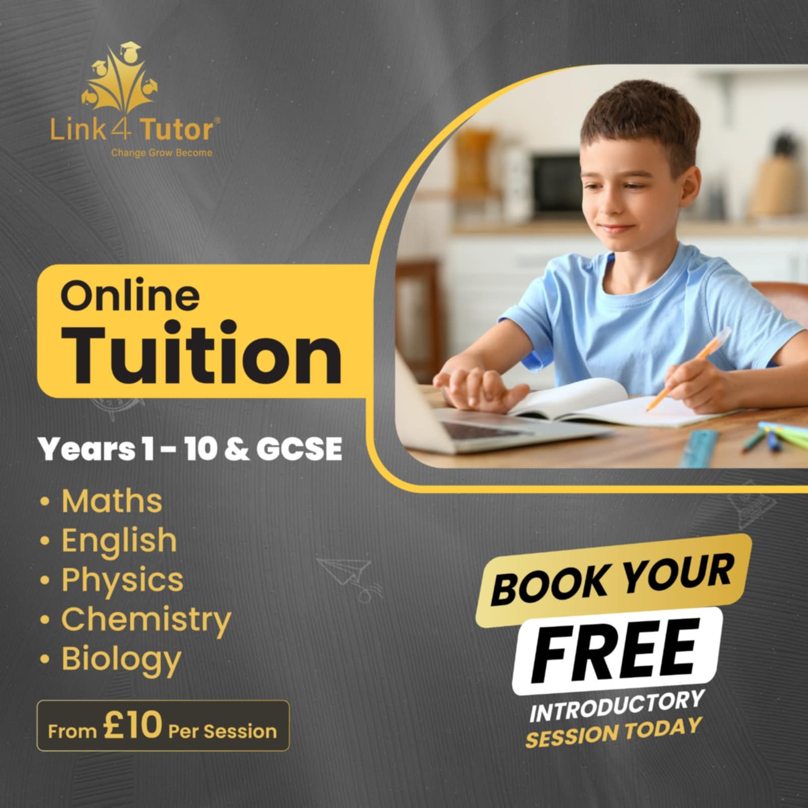 L4Tuition Facebook ad: Give Your Child a Summer Head Start