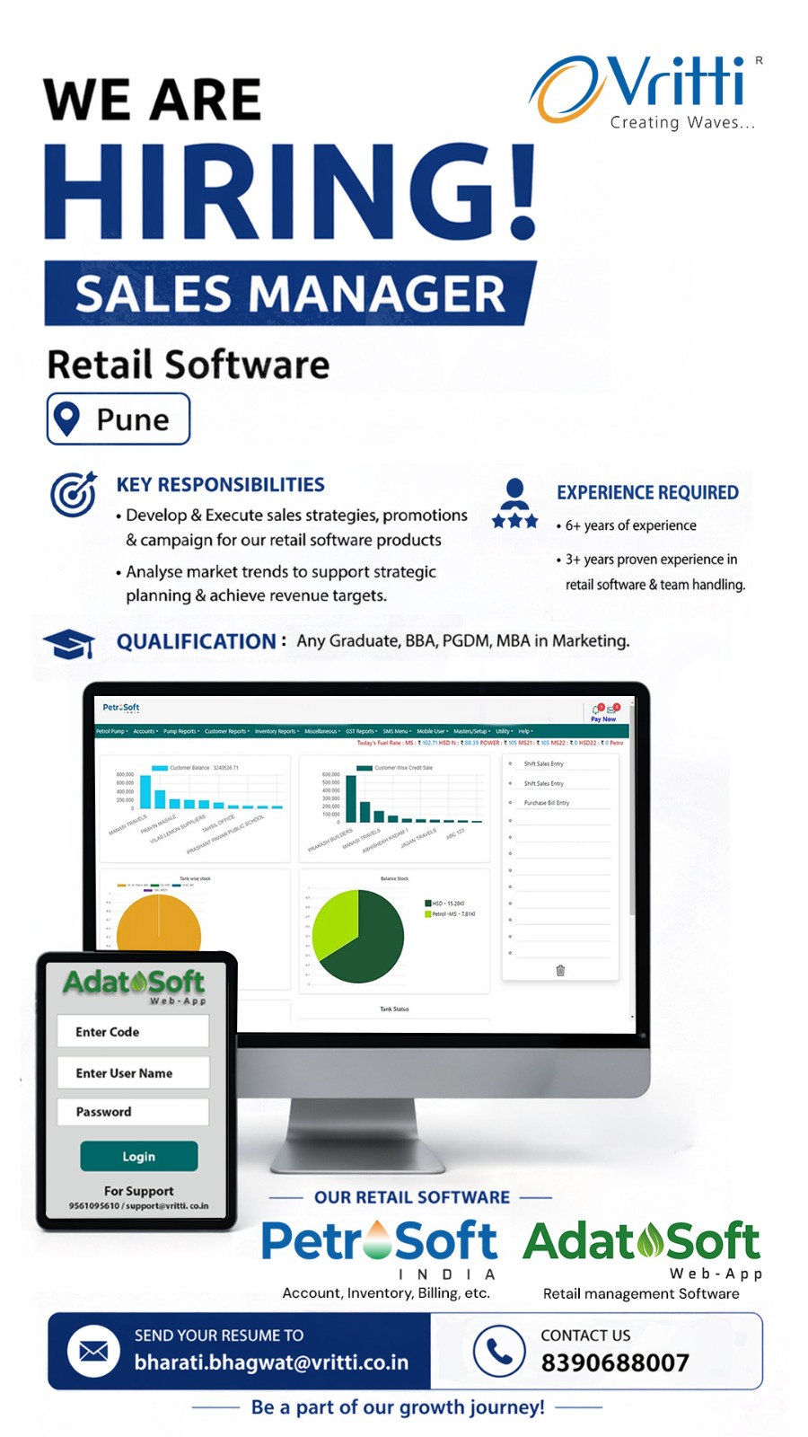 Vritti Solutions Facebook ad from Jun 25, 2026
