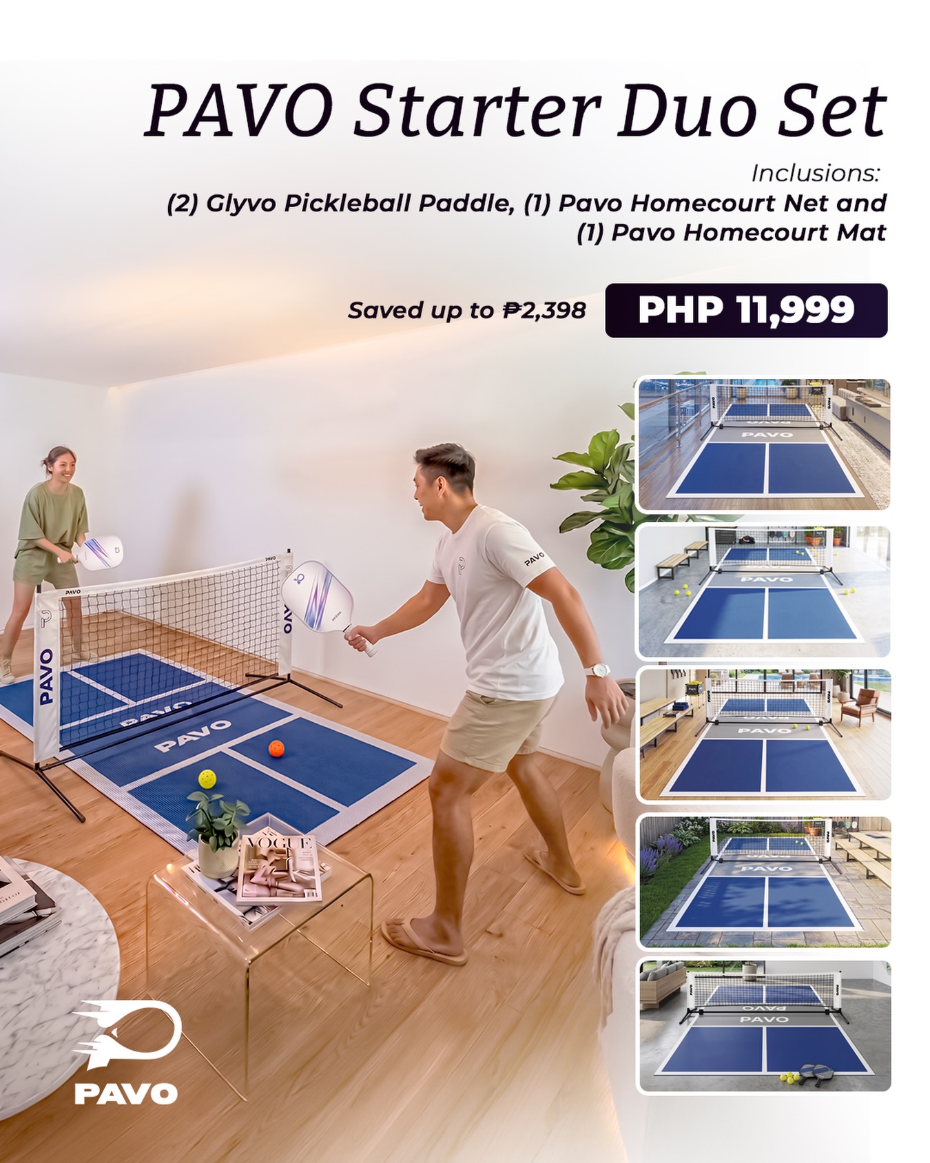 PAVO Pickleball Facebook ad