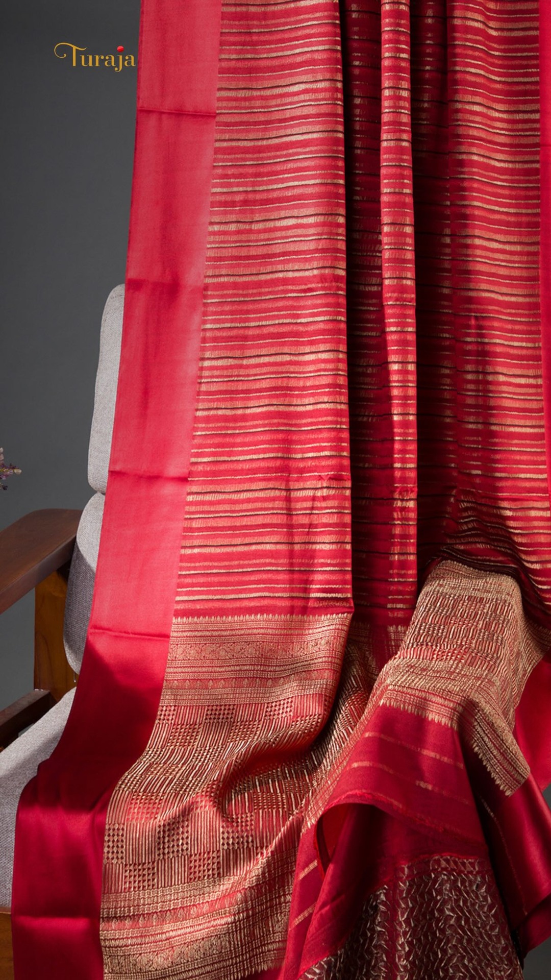 Turaja Official Facebook ad: A striking shade of red, softened by the…