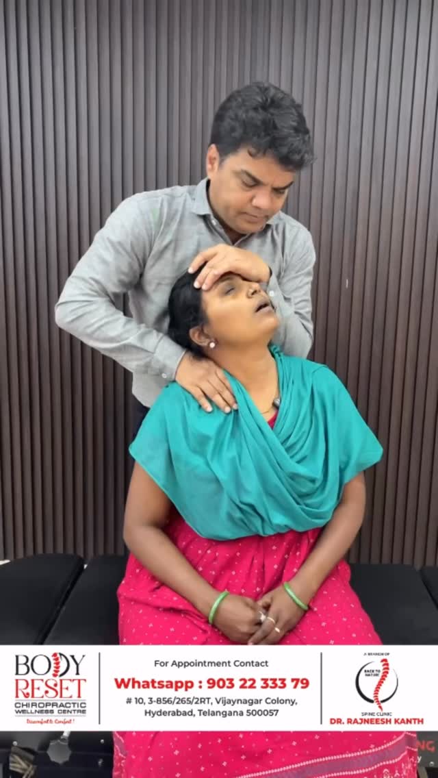 Body Reset Wellness Center Facebook ad: NECK PAIN TREATMENT.