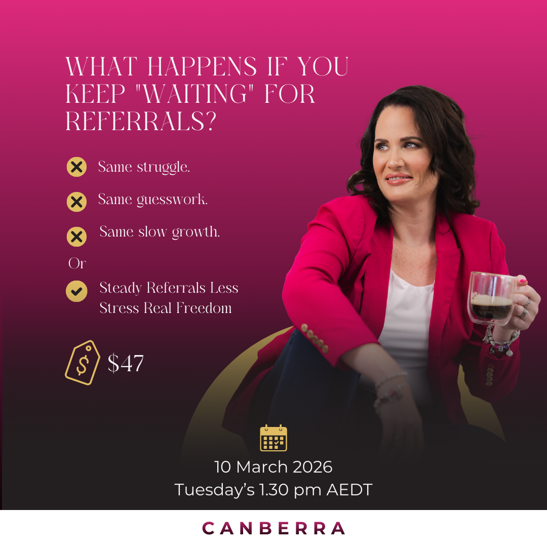 Vanessa Norman Facebook ad: The 3-Part NDIS Referrals Framework