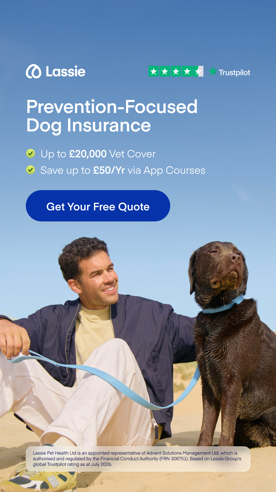 Lassie UK Facebook ad