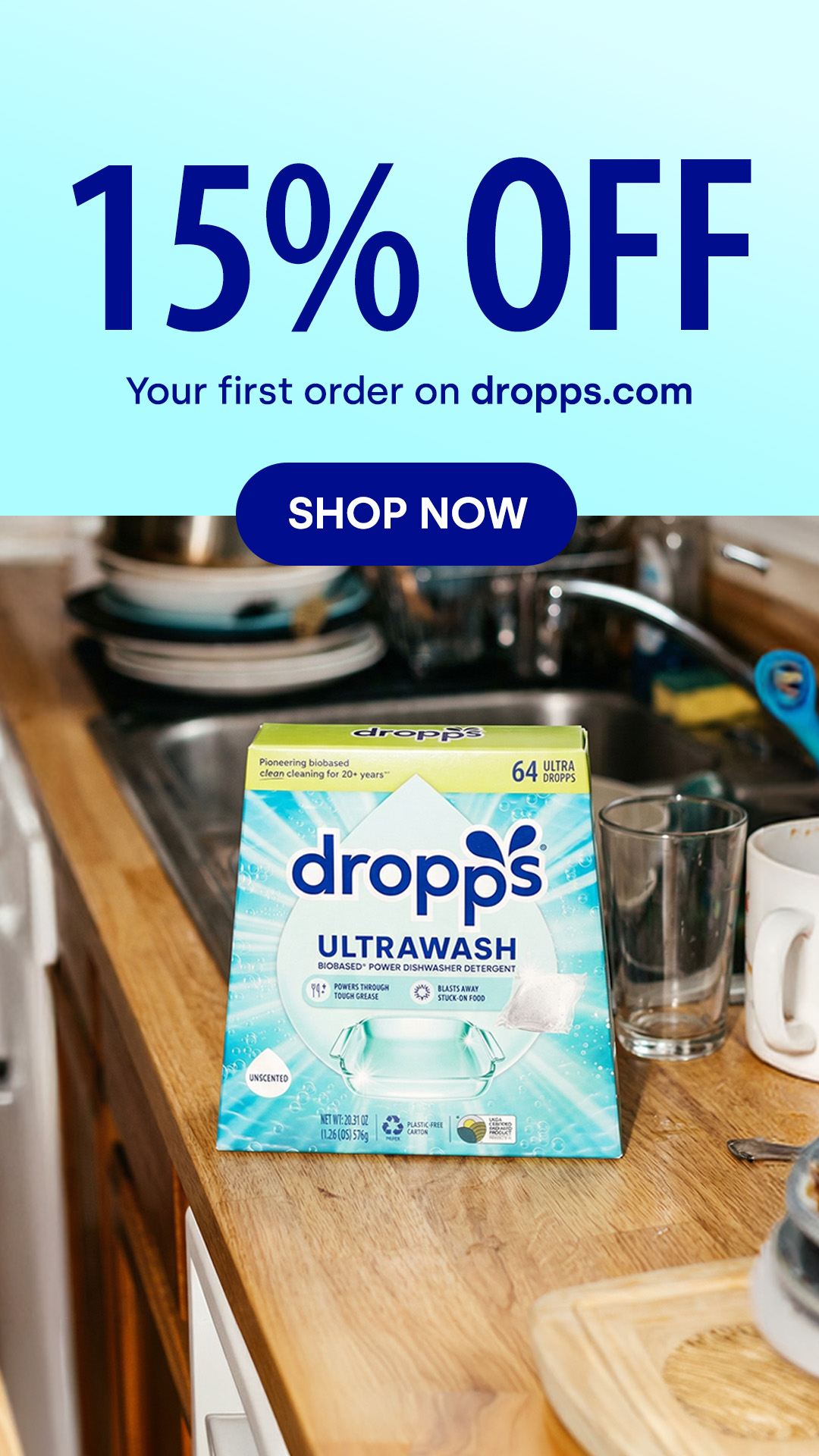 Dropps Facebook ad