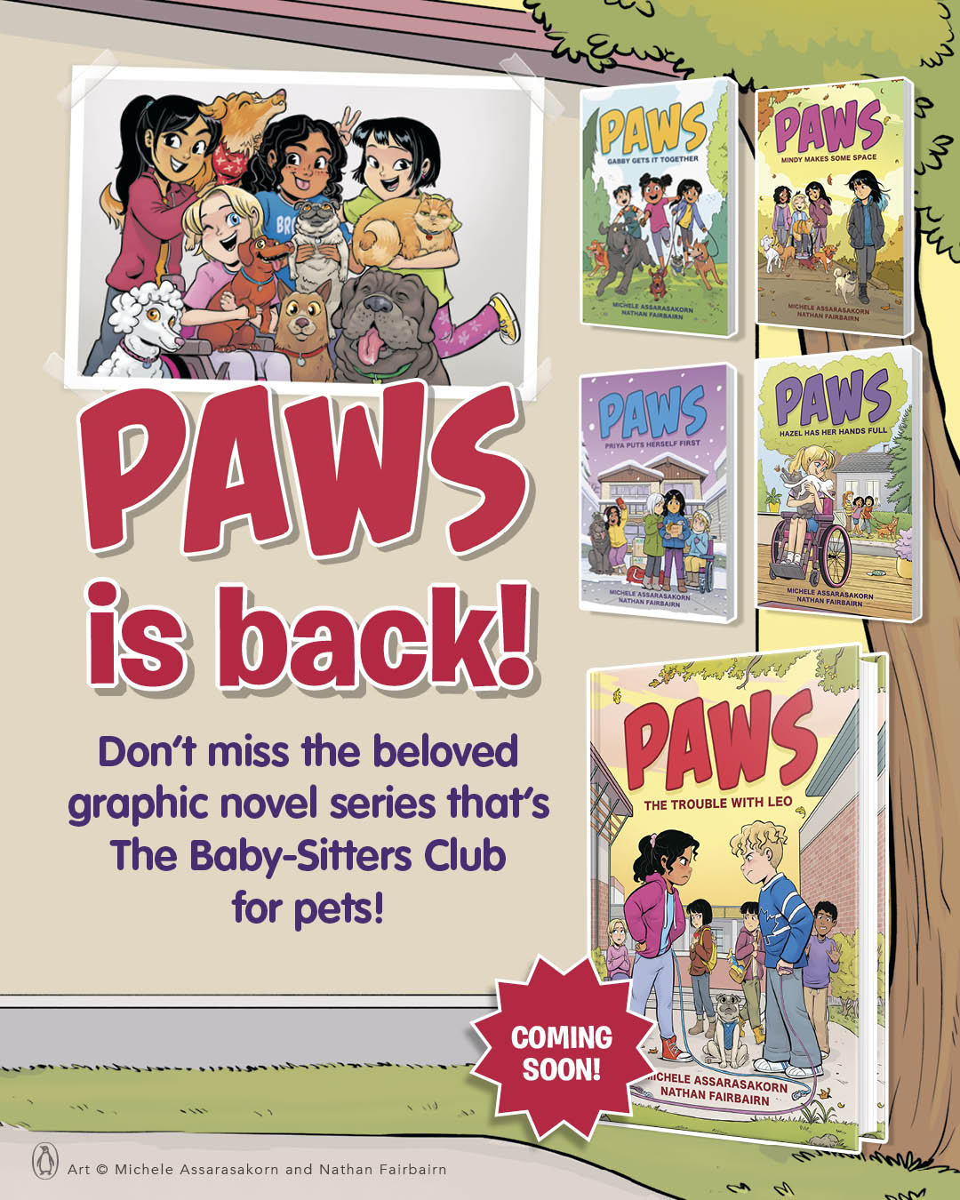 Penguin Kids Facebook ad: PAWS: The Trouble with Leo