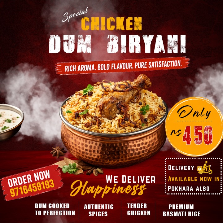 calleatmandu Facebook ad: Rich aroma. Bold flavour.
