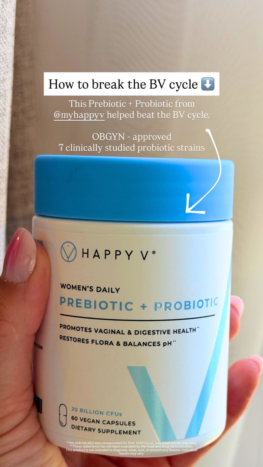 Beth & Coop Facebook ad: Science-backed self-care women can count on
