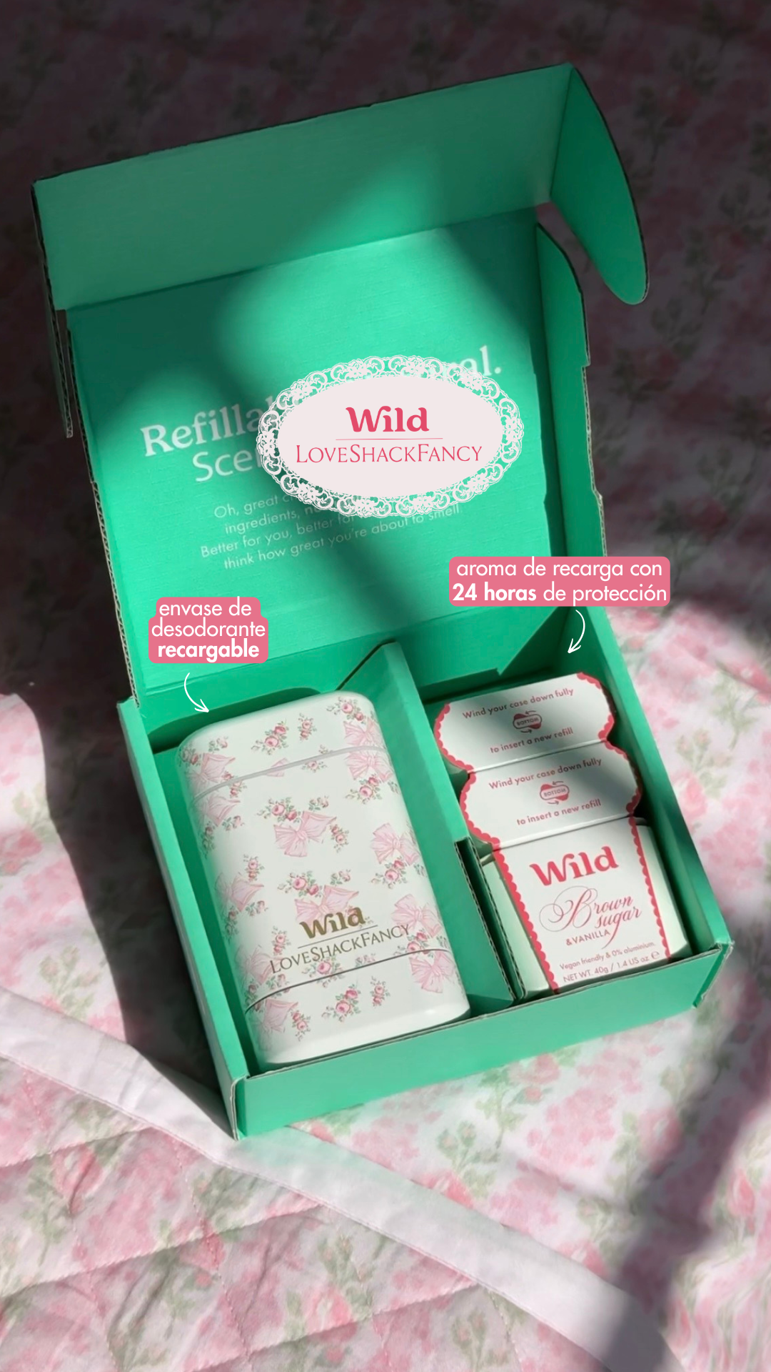 Wild Facebook ad: Creen su fantasía floral