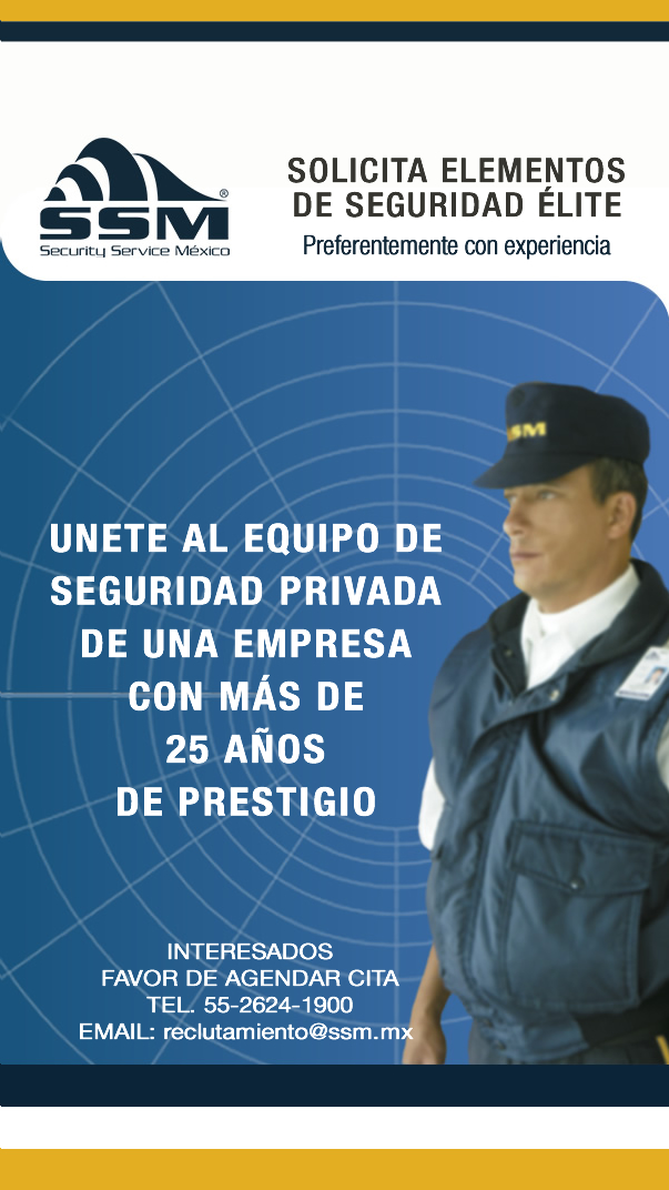 Security Service México Facebook ad from May 1, 2026