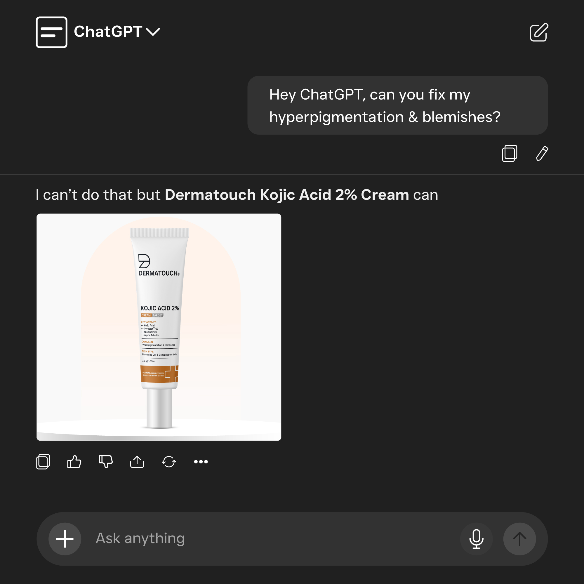 Dermatouch Facebook ad