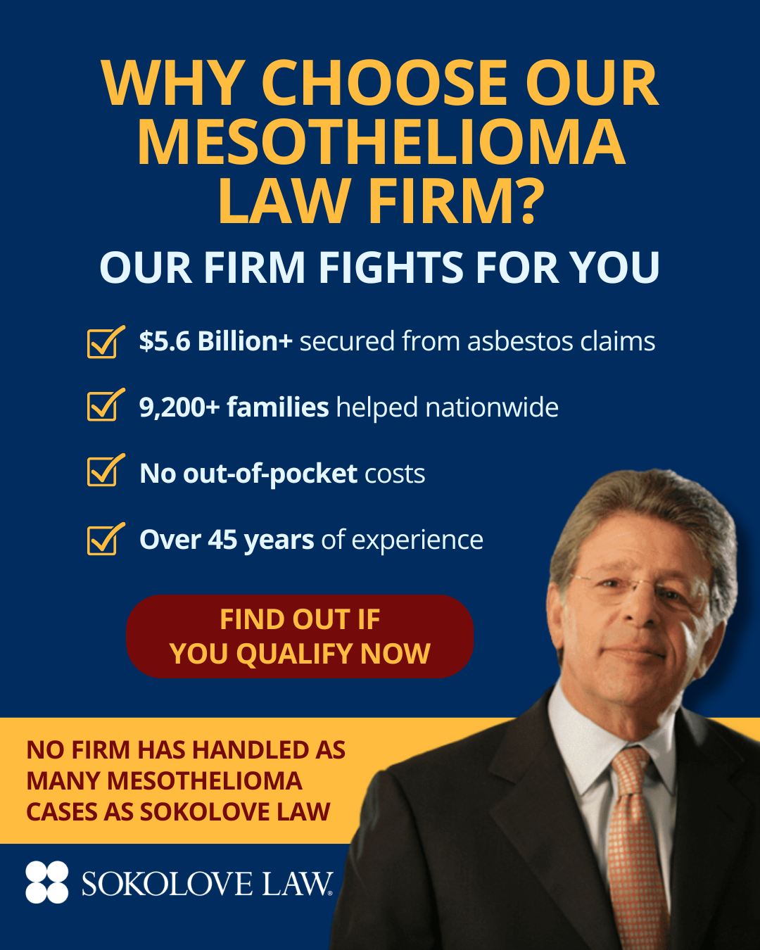 Sokolove Law Facebook ad