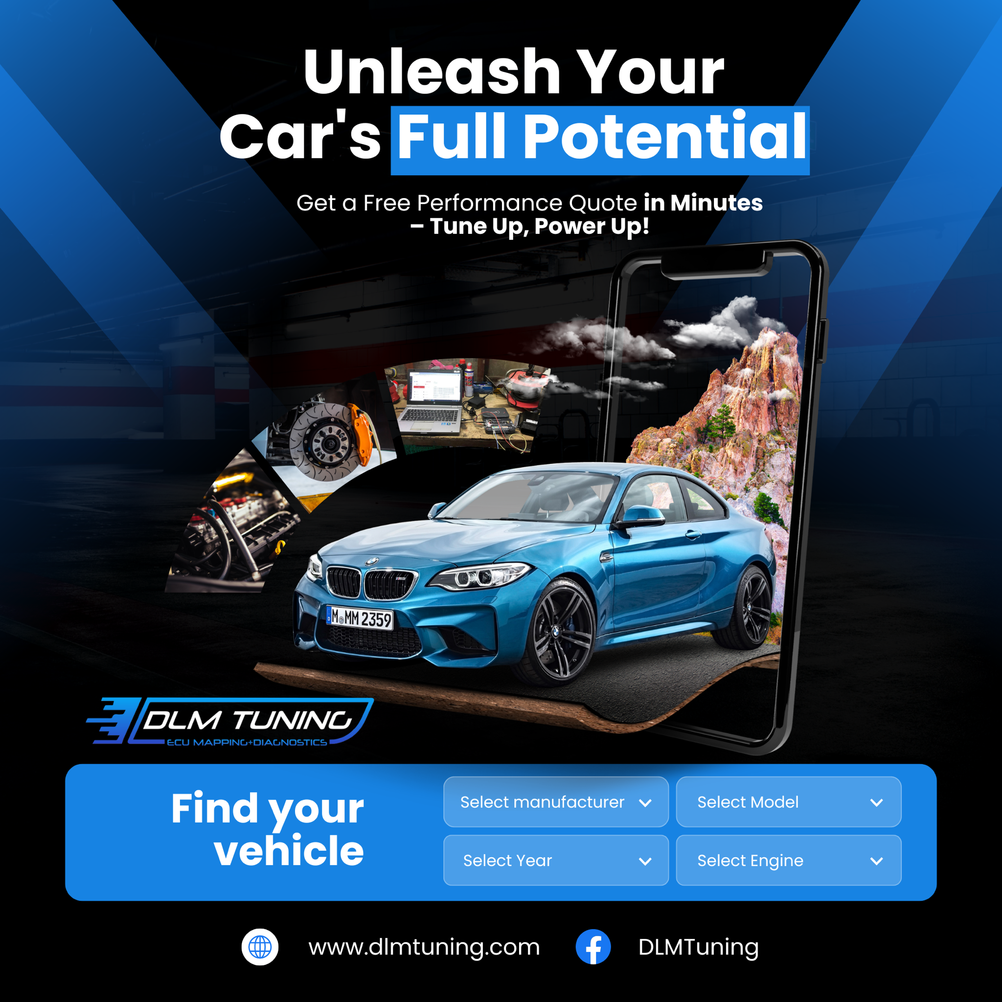 DLM Tuning Facebook ad: Mobile ECU Remapping Norwich - DLM Tuning